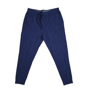 SAXX 3Six Five Relaxed Fit Lounge Sweatpant Navy Blue Pants Men Sz XL NWT